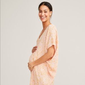 Hatch apricot slouch maternity dress